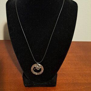 Camp Half Blood 21" Silver Necklace With Running Horse Charm